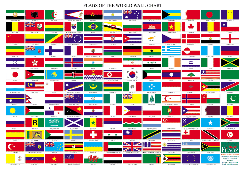 different cultures flags
